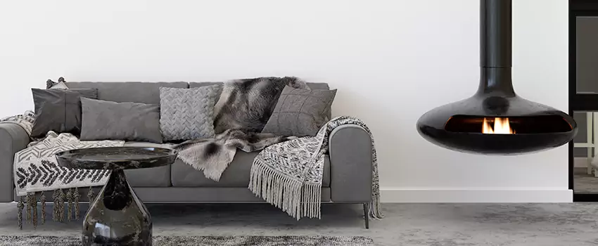 Circular Hanging Fireplace Installation Services in North Lynnwood, WA