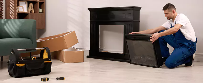 Old Rusted Metal Fireplace Repair And Replacement in North Lynnwood, WA