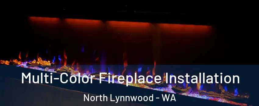  Multi-Color Fireplace Installation North Lynnwood - WA